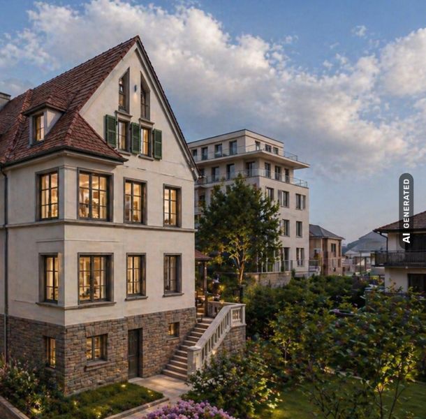 Villa Außenansicht (KI generiert)