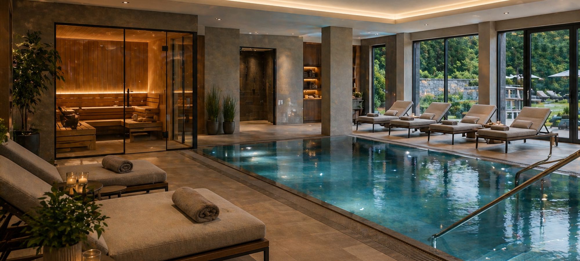 Pool und Sauna